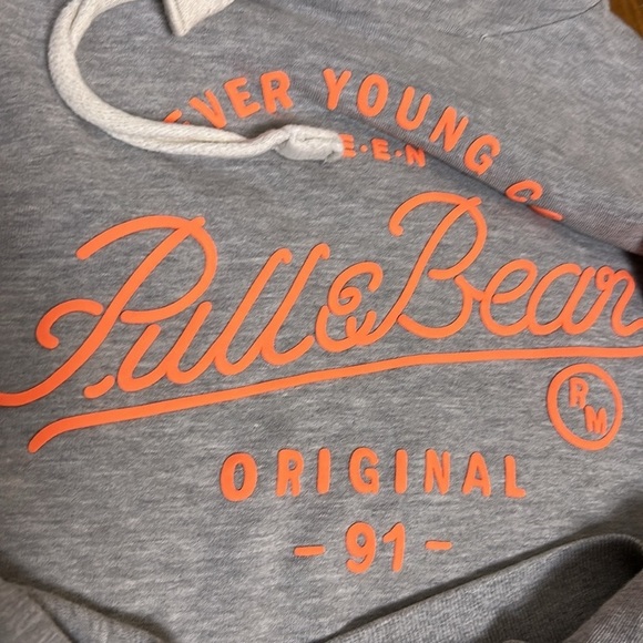 Y2K Pull & Bear hoodie ,women M,3D logo ,Athleisure , - Picture 8 of 11